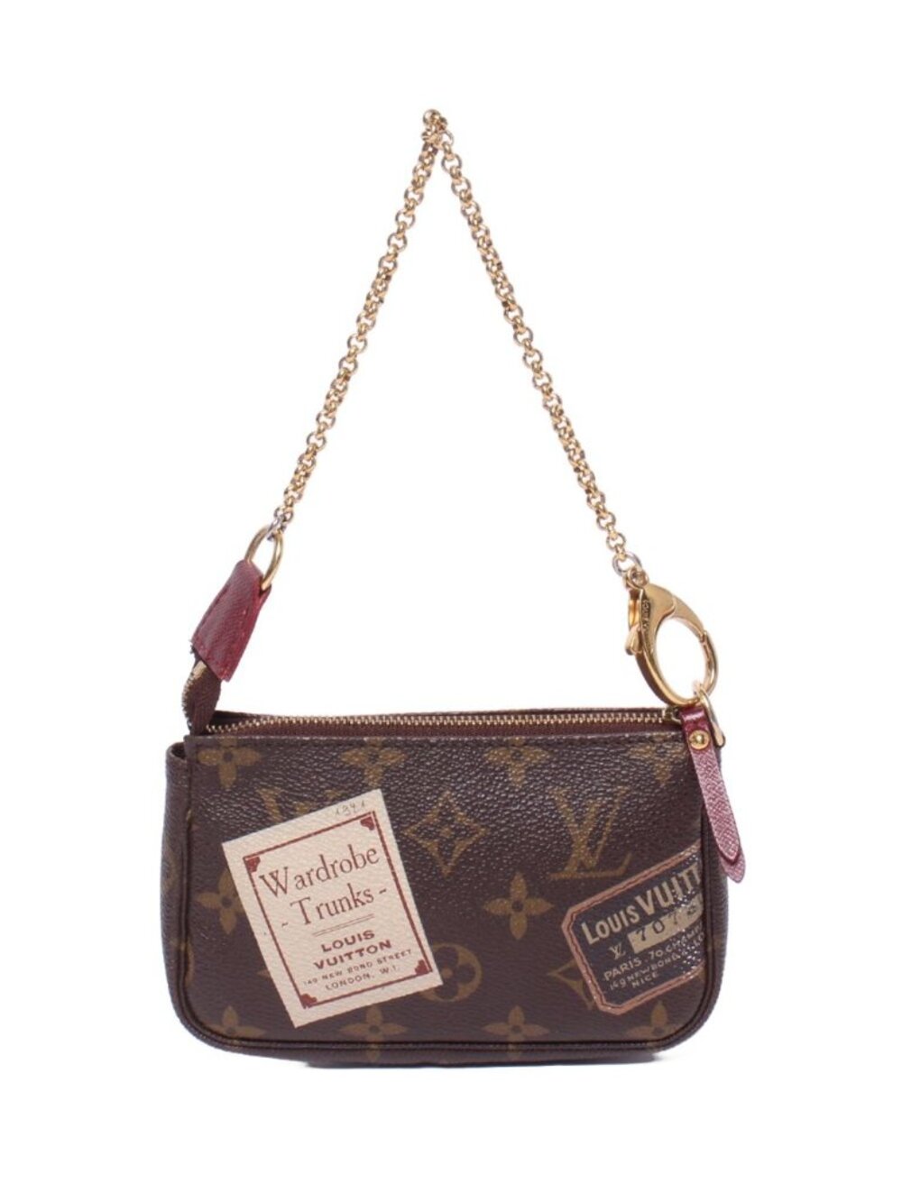 Louis Vuitton Pouch Mini Pochette Accessoires Monogram Label Collection